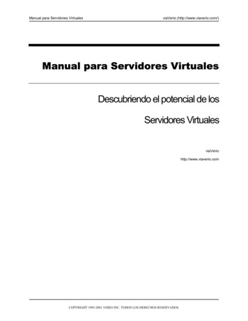 Manual Para Servidores Virtuales - Studio 32