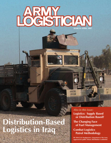 Logistics In Iraq - United States Army