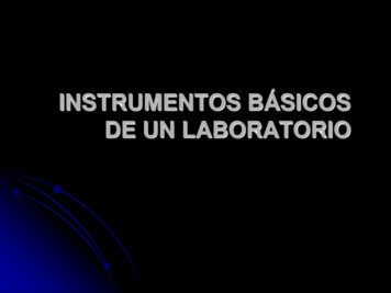 Instrumentos Básicos De Un Laboratorio