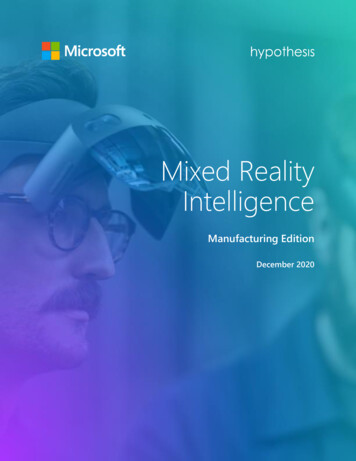 Mixed Reality Intelligence - Info.microsoft 