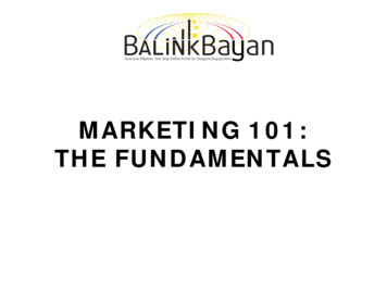 MARKETING 101: THE FUNDAMENTALS - BaLinkBayan