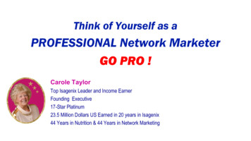 PROFESSIONAL Network Marketer GO PRO - Carole Taylor