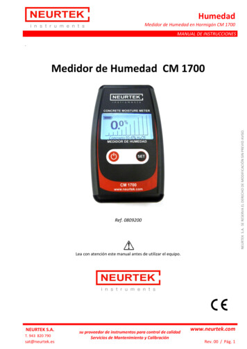 Medidor De Humedad CM 1700 - Neurtek