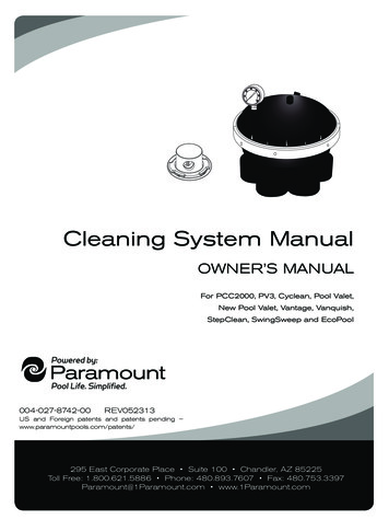 Cleaning System Manual - Yahoo!
