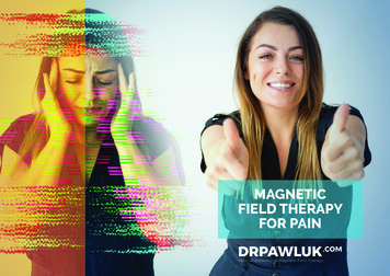 MAGNETIC FIELD THERAPY FOR PAIN - Amazon Web Services