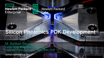 Silicon Photonics PDK Development - Cadence Design Systems