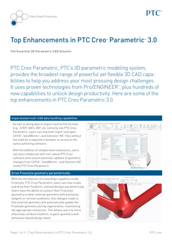 Top Enhancements In PTC Creo Parametric 3