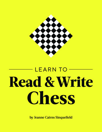 LEARN TO Read & Write Chess