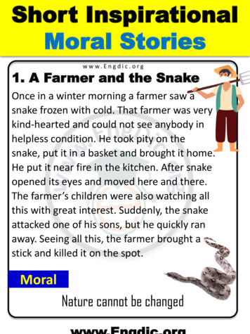 Short Inspirational Moral Stories - EngDic
