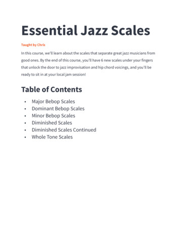 Essential Jazz Scales - HDpiano