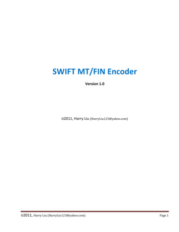 SWIFT MT/FIN Encoder