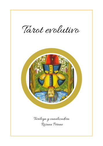 Copia De PRESENTACIÓN TAROT PSICO- CECY - Instituto Holistico Arcoiris