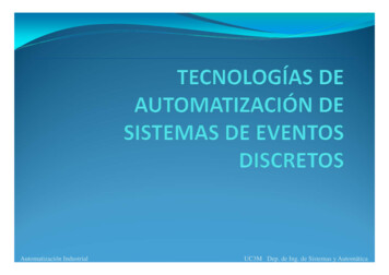 Automatización Industrial UC3M Dep. De Ing. De Sistemas Y Automática
