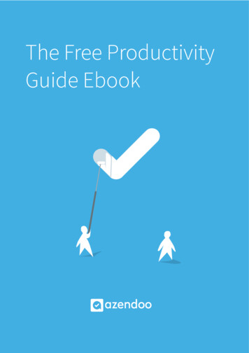 The Free Productivity Guide Ebook - Azendoo