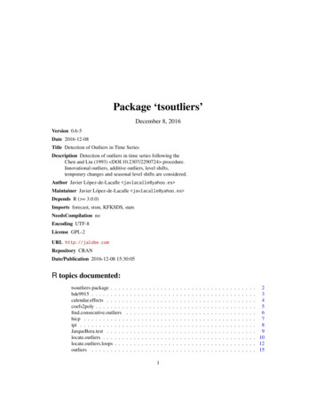 Package 'tsoutliers' - Mran.microsoft 
