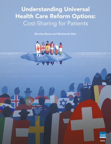 Understanding Universal Health Care Reform Options—Cost-Sharing For .