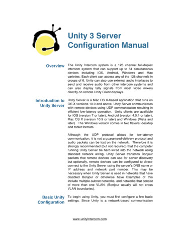 Unity Manual 3.0
