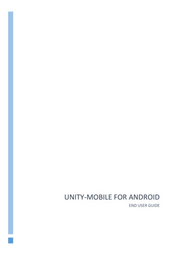 Unity-mObile For Android - VanillaIP