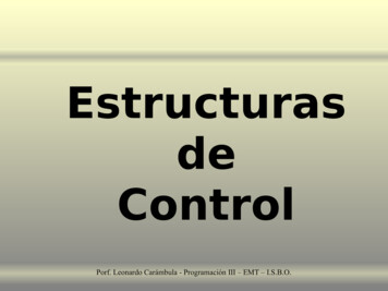 Estructuras De Control - Carambula 