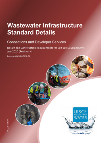 Wastewater Infrastructure Standard Details - Irish Water
