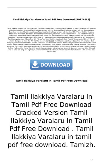 Tamil Ilakkiya Varalaru In Tamil Pdf Free [PORTABLE] - Jbr Films
