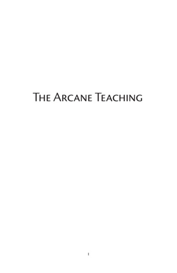 The Arcane Teaching - SelfDefinition 