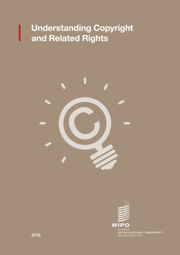 Understanding Copyright And Related Rights