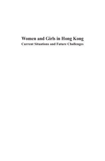 Women And Girls In Hong Kong - The Women's Foundation