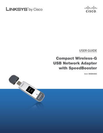 Compact Wireless-G USB Network Adapter With SpeedBooster - Linksys
