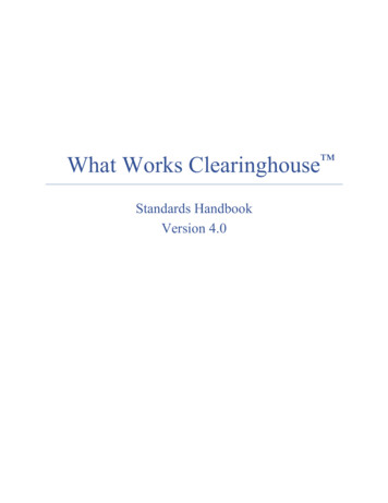 What Works Clearinghouse - Institute Of Education Sciences