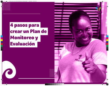 4. Pasos Para Crear Un Plan De Monitoreo Y Evaluación - Pact Colombia