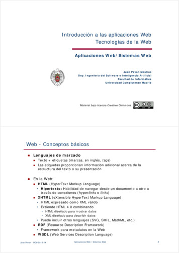 11-Introducción - Tecnologías Web