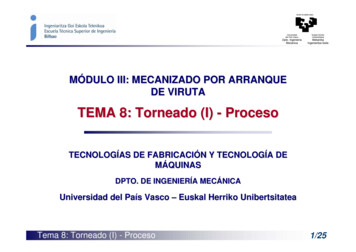 TEMA 8: Torneado (I) - Proceso - UPV/EHU