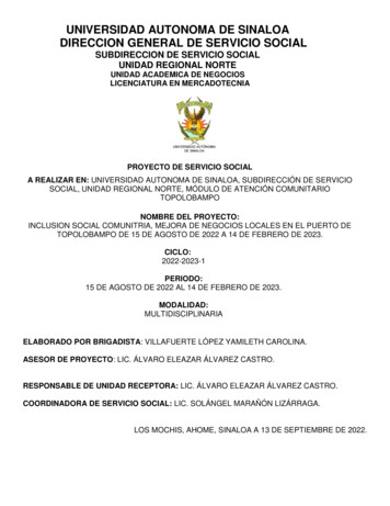 Universidad Autonoma De Sinaloa Direccion General De Servicio Social