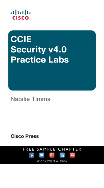 CCIE Security V4.0 Practice Labs - Pearsoncmg 