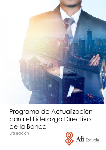 Afi Escuela México - Programa De Actualización Para El Liderazgo .