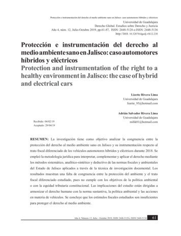 And Electrical Cars - SciELO