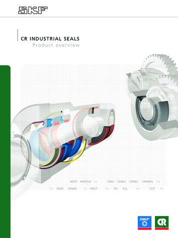 CR INDUSTRIAL SEALS Product Overview - Brg-catalogues 