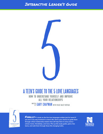 Interactive Leader's Guide - The Five Love Languages