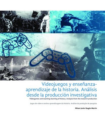 Videojuegos Y Enseñanza- Aprendizaje De La Historia . - Dialnet