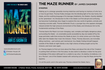 The MAZe RunneR By James Dashner - Scholastic