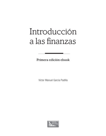 Introducción A Las Finanzas - Editorial Patria