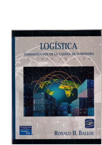 Logística Administración De La Cadena De Suministro, 5ta Edición