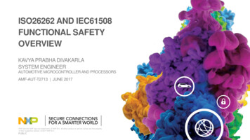 ISO26262 And IEC61508 Functional Safety Overview - NXP Community
