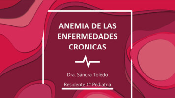 ANEMIA DE LAS ENFERMEDADES CRONICAS - Salud Infantil