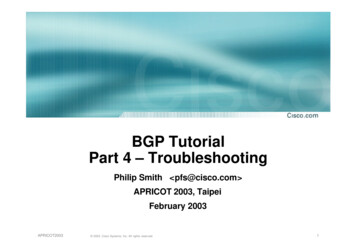 BGP Tutorial Part 4 - Troubleshooting