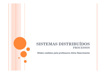 SISTEMAS DISTRIBUÍDOS - Universidade Federal Fluminense
