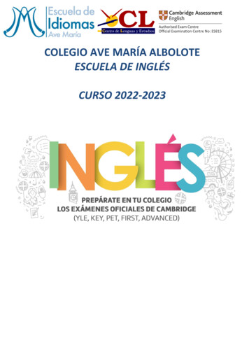 Escuela De Inglés Curso 2022-2023