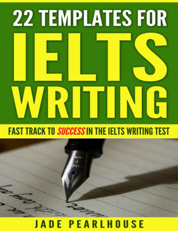 22 Templates For IELTS Writing - Dr. Ghaemi English Academy