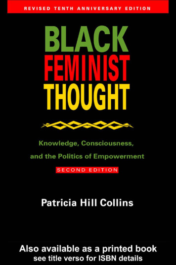 Black Feminist Thought - Vanderbilt University